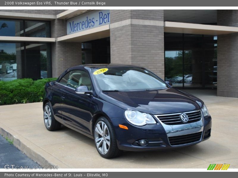 Thunder Blue / Cornsilk Beige 2008 Volkswagen Eos VR6