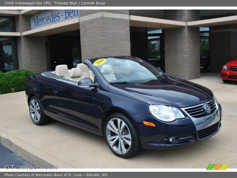 Thunder Blue / Cornsilk Beige 2008 Volkswagen Eos VR6