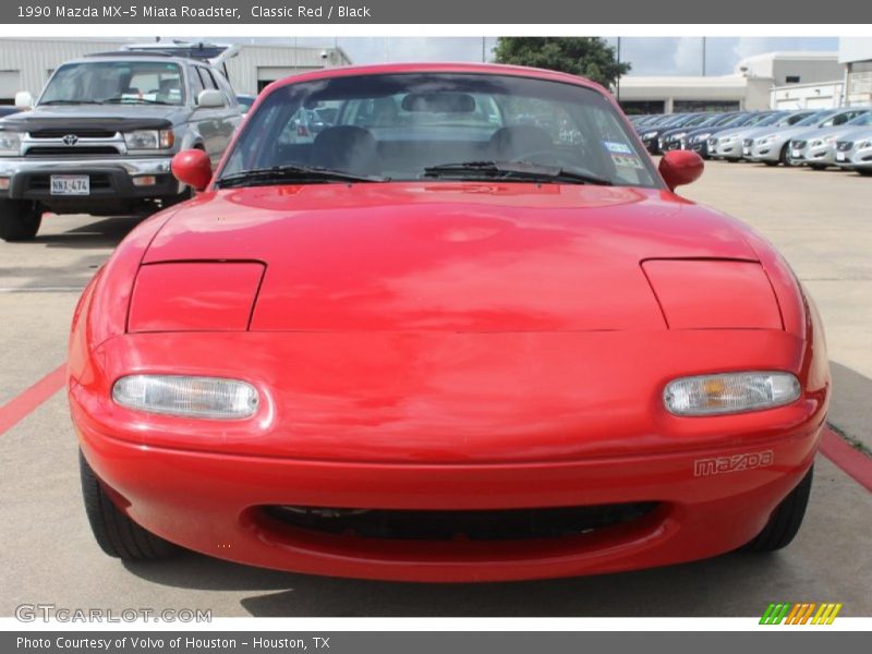Classic Red / Black 1990 Mazda MX-5 Miata Roadster