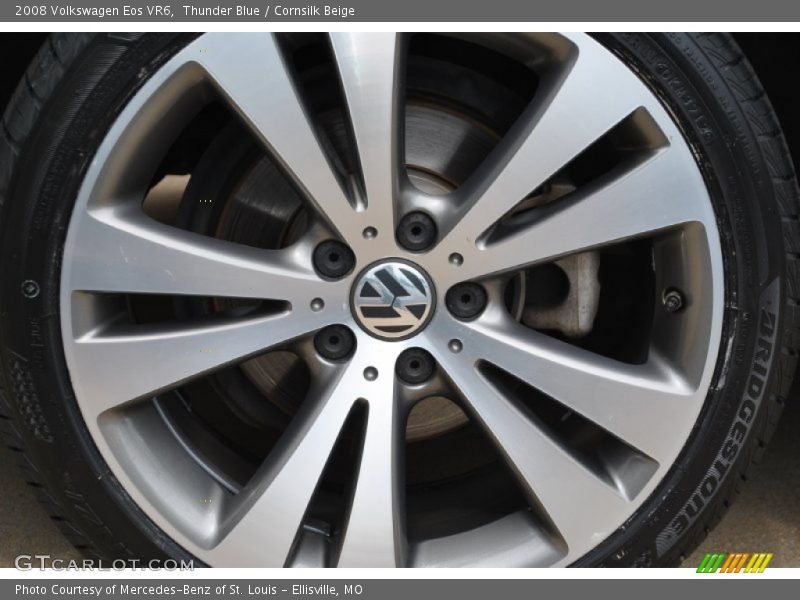 Thunder Blue / Cornsilk Beige 2008 Volkswagen Eos VR6