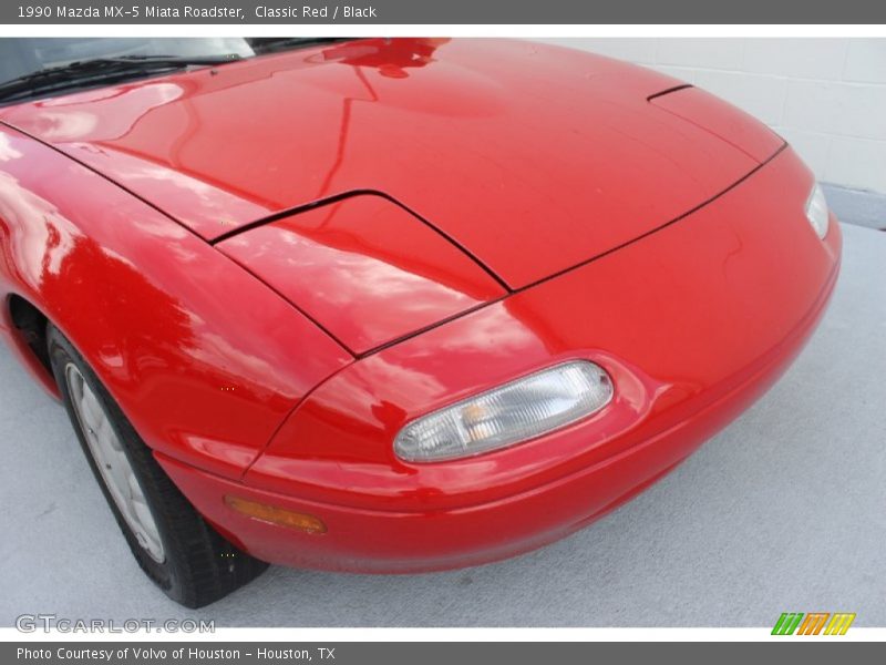 Classic Red / Black 1990 Mazda MX-5 Miata Roadster