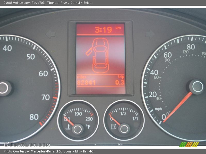 Thunder Blue / Cornsilk Beige 2008 Volkswagen Eos VR6