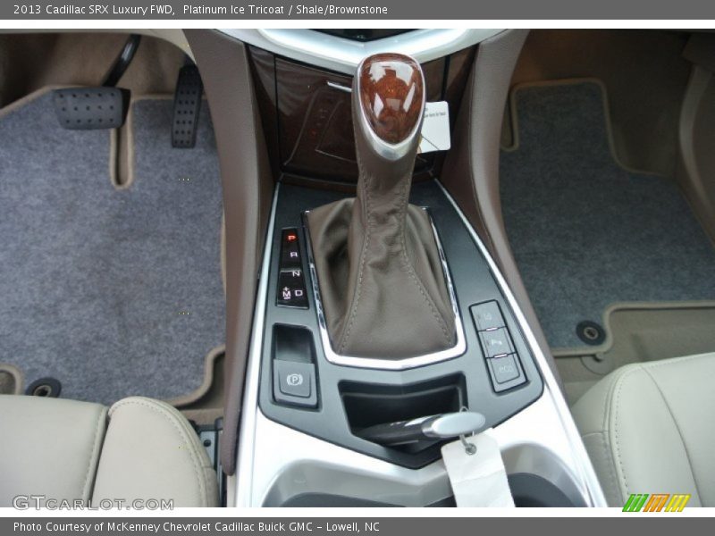 Platinum Ice Tricoat / Shale/Brownstone 2013 Cadillac SRX Luxury FWD
