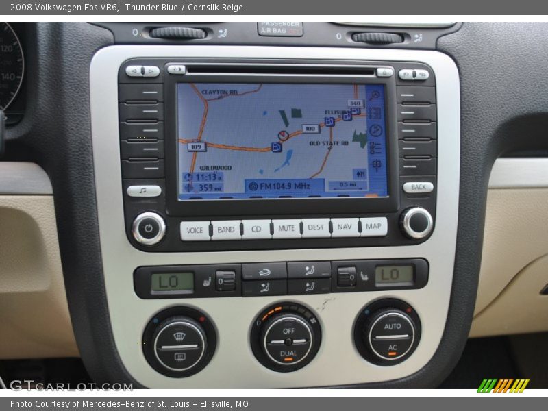 Thunder Blue / Cornsilk Beige 2008 Volkswagen Eos VR6