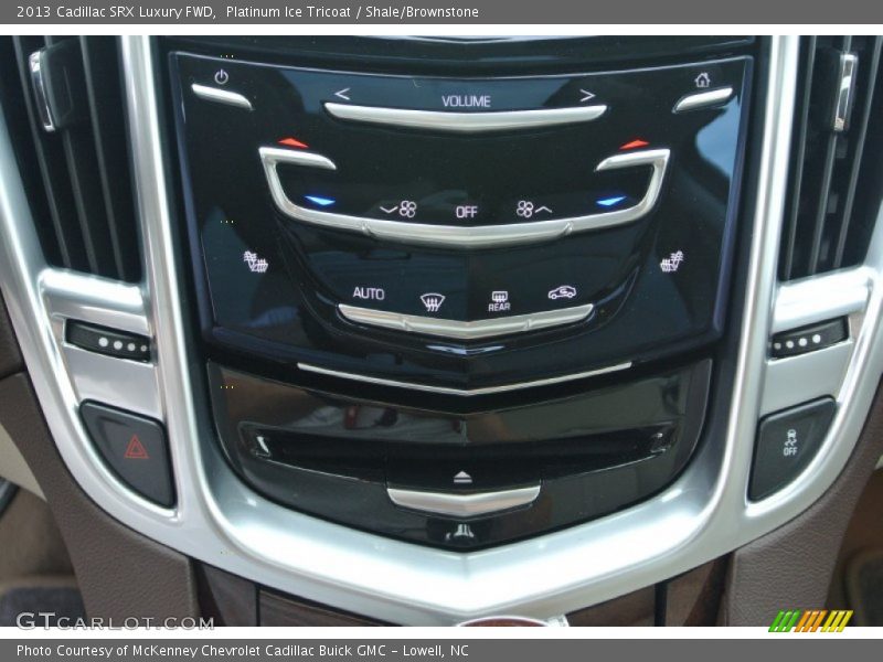 Platinum Ice Tricoat / Shale/Brownstone 2013 Cadillac SRX Luxury FWD