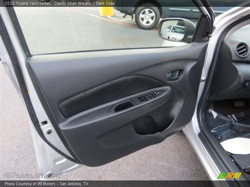 Classic Silver Metallic / Dark Gray 2012 Toyota Yaris Sedan