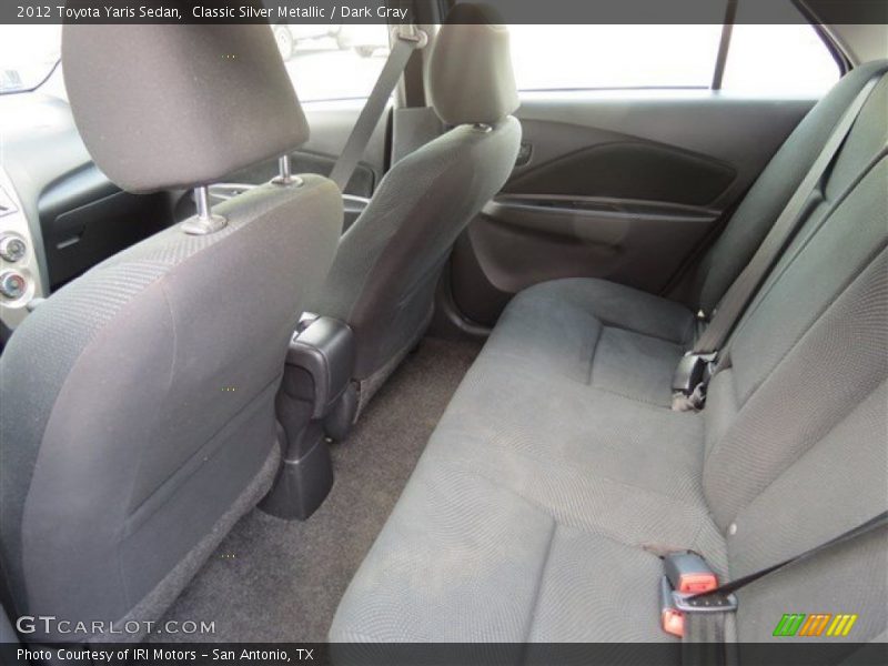 Classic Silver Metallic / Dark Gray 2012 Toyota Yaris Sedan