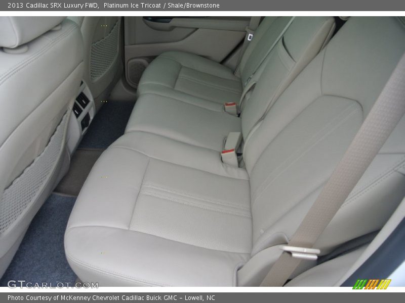 Platinum Ice Tricoat / Shale/Brownstone 2013 Cadillac SRX Luxury FWD