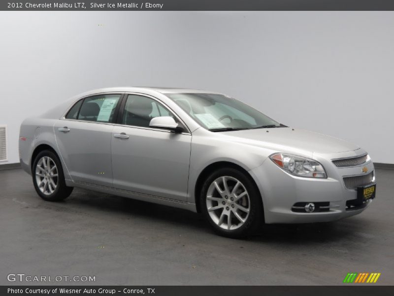 Silver Ice Metallic / Ebony 2012 Chevrolet Malibu LTZ