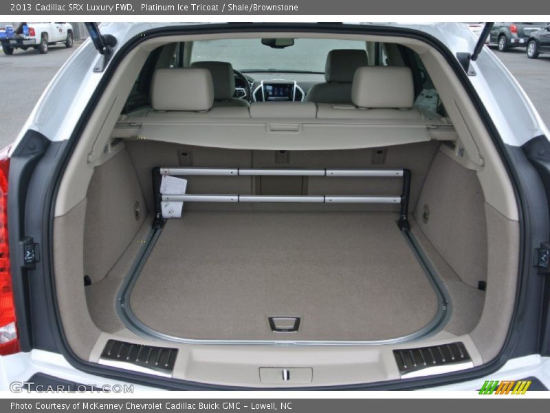 Platinum Ice Tricoat / Shale/Brownstone 2013 Cadillac SRX Luxury FWD