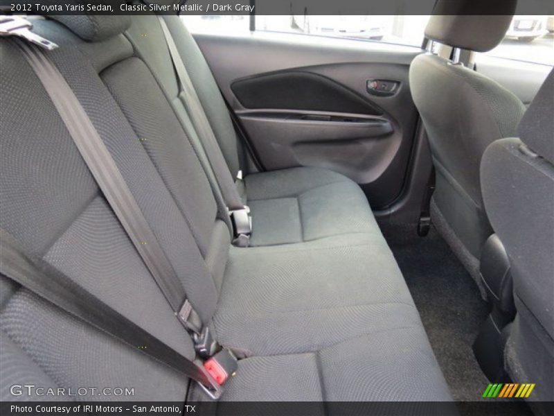 Classic Silver Metallic / Dark Gray 2012 Toyota Yaris Sedan
