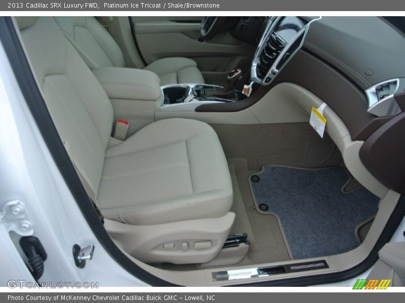 Platinum Ice Tricoat / Shale/Brownstone 2013 Cadillac SRX Luxury FWD