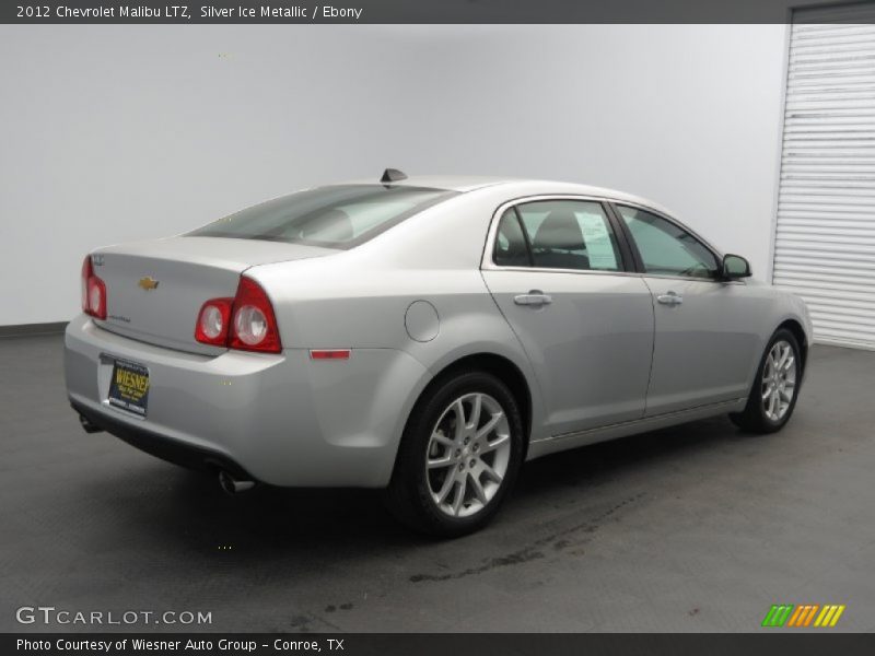 Silver Ice Metallic / Ebony 2012 Chevrolet Malibu LTZ