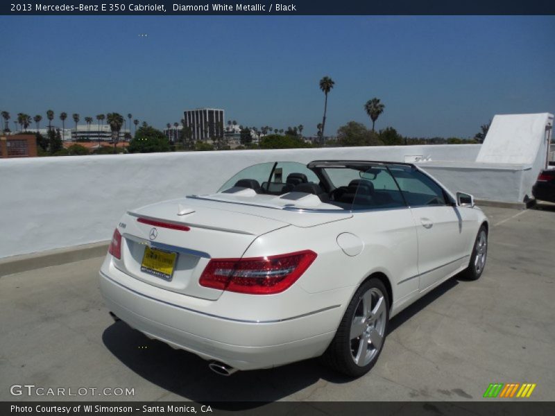 Diamond White Metallic / Black 2013 Mercedes-Benz E 350 Cabriolet