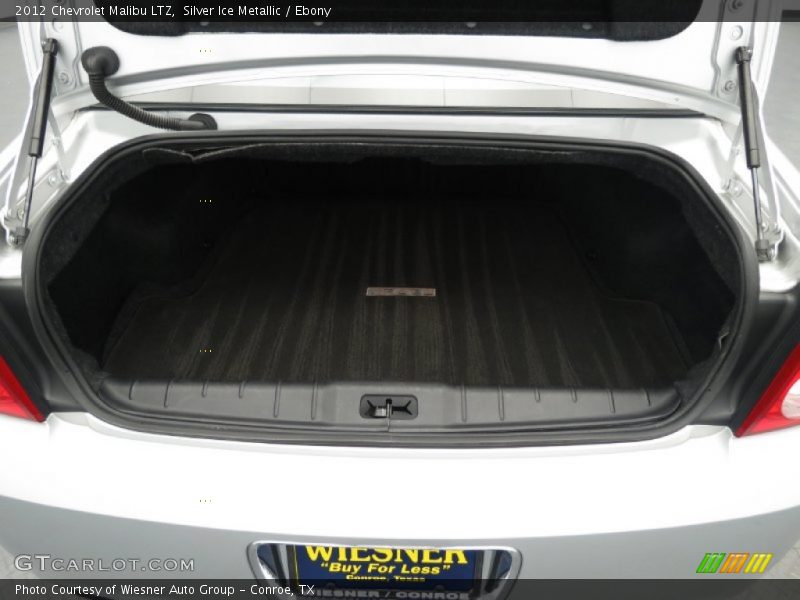 Silver Ice Metallic / Ebony 2012 Chevrolet Malibu LTZ