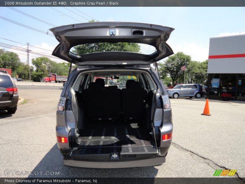 Graphite Gray Pearl / Black 2008 Mitsubishi Outlander ES 4WD