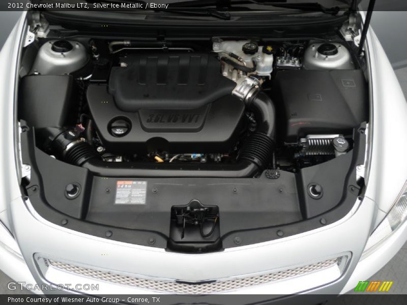 Silver Ice Metallic / Ebony 2012 Chevrolet Malibu LTZ