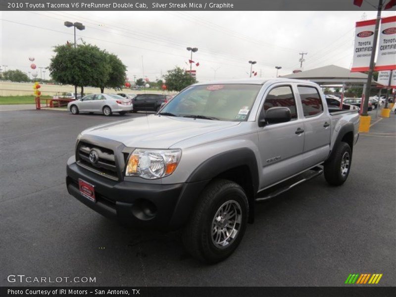 Silver Streak Mica / Graphite 2010 Toyota Tacoma V6 PreRunner Double Cab