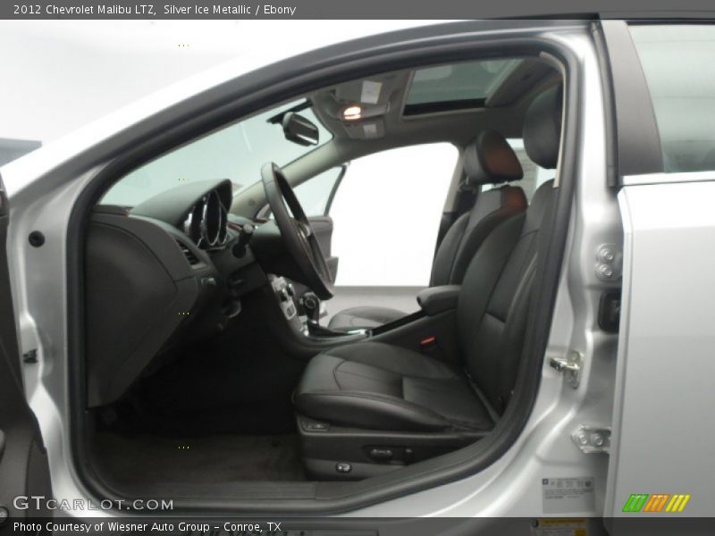 Silver Ice Metallic / Ebony 2012 Chevrolet Malibu LTZ