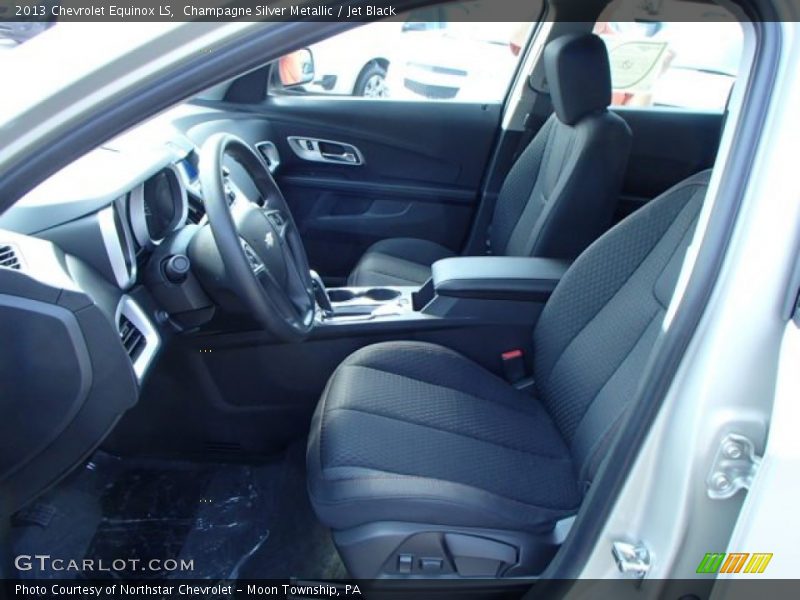 Champagne Silver Metallic / Jet Black 2013 Chevrolet Equinox LS