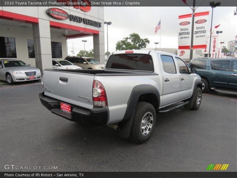 Silver Streak Mica / Graphite 2010 Toyota Tacoma V6 PreRunner Double Cab