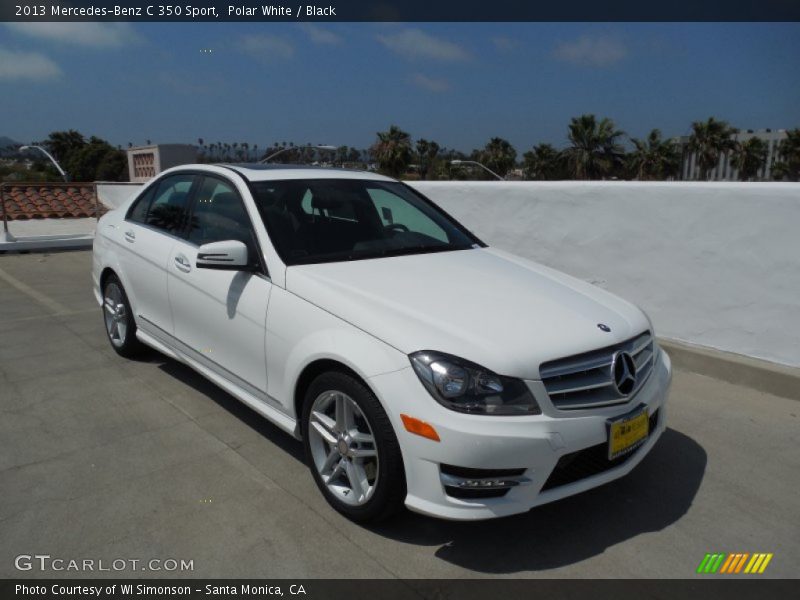 Polar White / Black 2013 Mercedes-Benz C 350 Sport