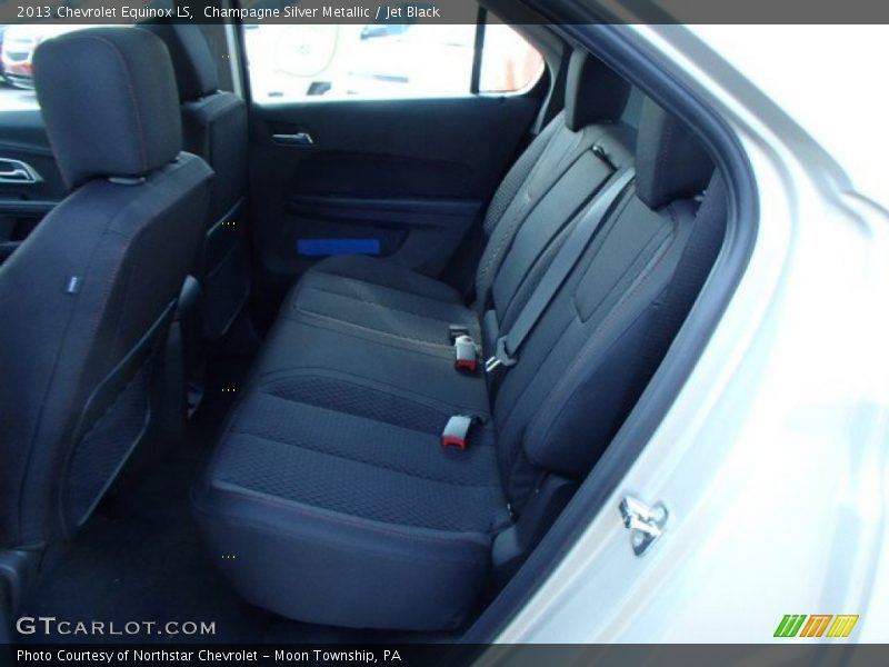 Champagne Silver Metallic / Jet Black 2013 Chevrolet Equinox LS