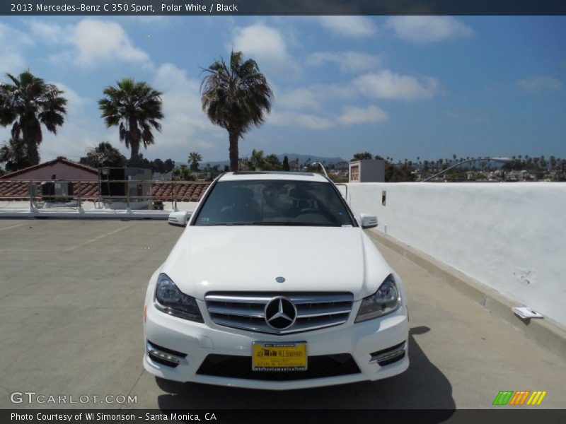 Polar White / Black 2013 Mercedes-Benz C 350 Sport