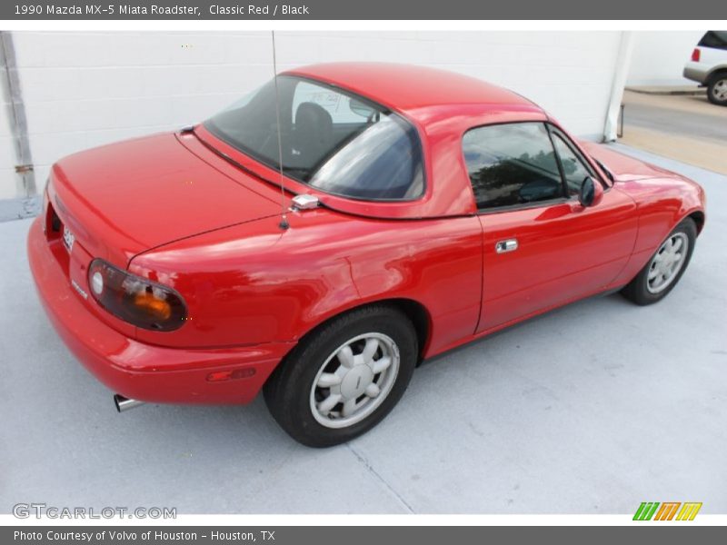 Classic Red / Black 1990 Mazda MX-5 Miata Roadster