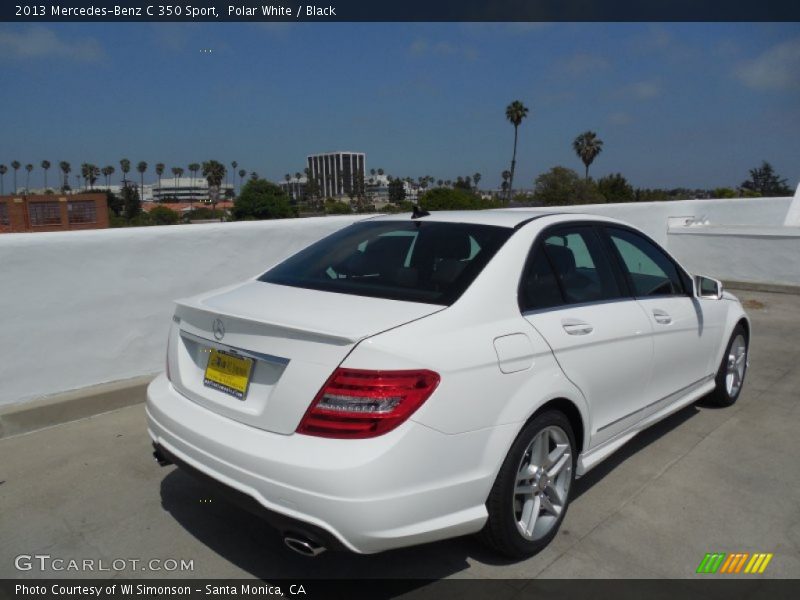 Polar White / Black 2013 Mercedes-Benz C 350 Sport
