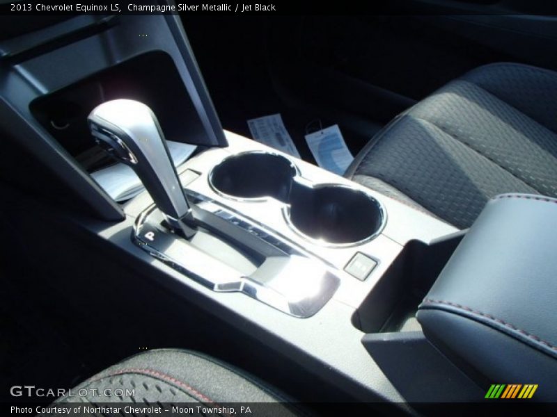 Champagne Silver Metallic / Jet Black 2013 Chevrolet Equinox LS
