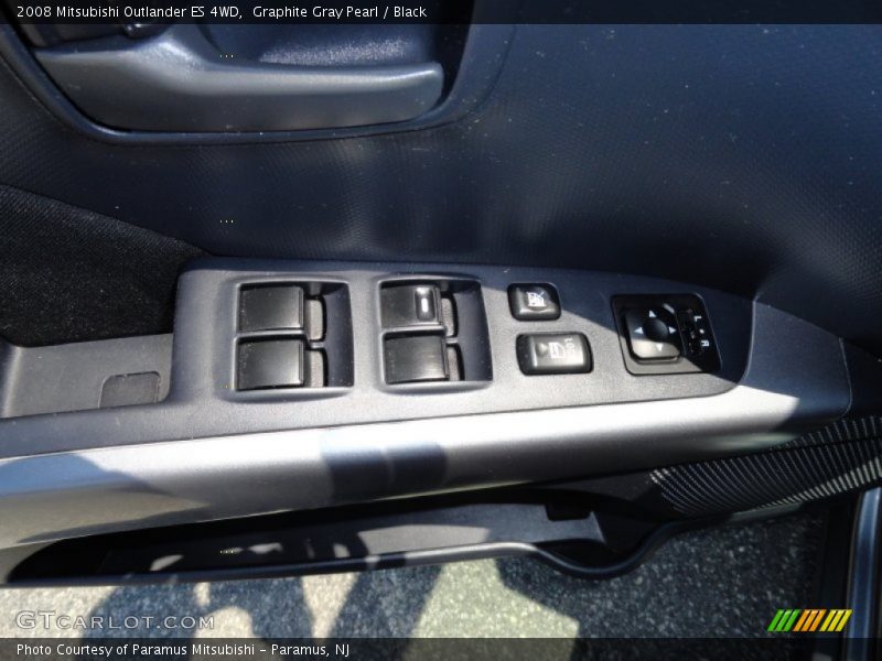 Graphite Gray Pearl / Black 2008 Mitsubishi Outlander ES 4WD