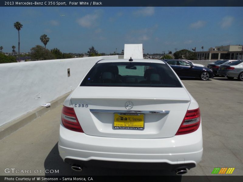 Polar White / Black 2013 Mercedes-Benz C 350 Sport