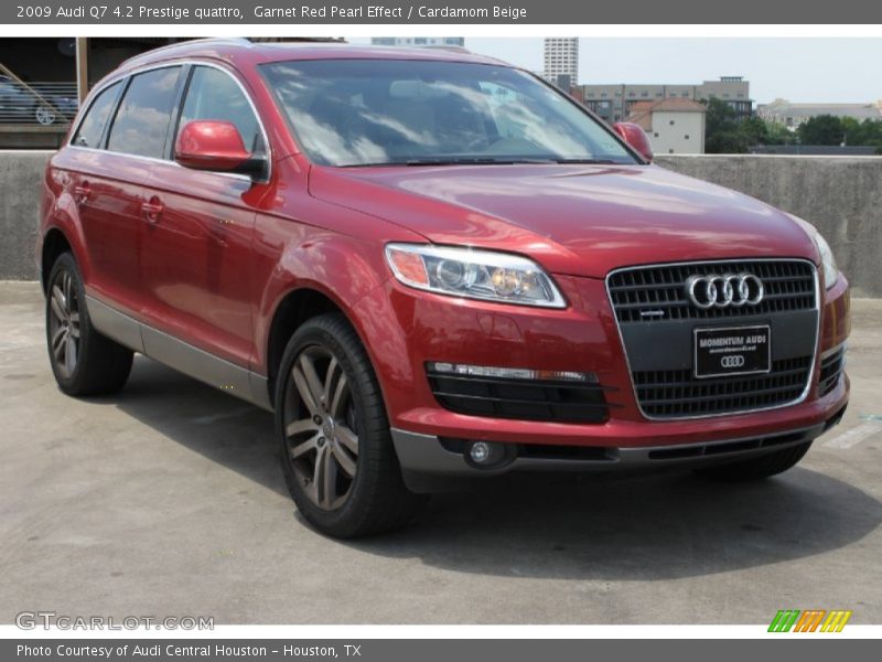 Garnet Red Pearl Effect / Cardamom Beige 2009 Audi Q7 4.2 Prestige quattro