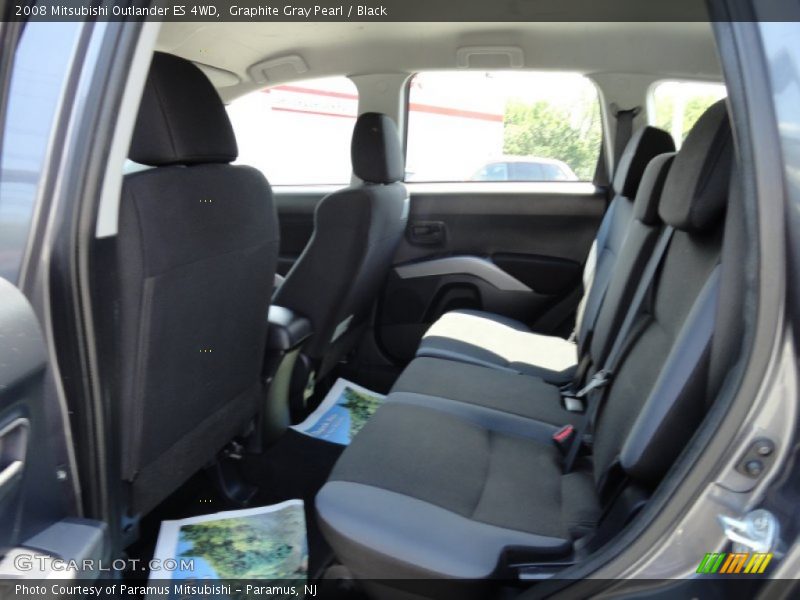 Graphite Gray Pearl / Black 2008 Mitsubishi Outlander ES 4WD
