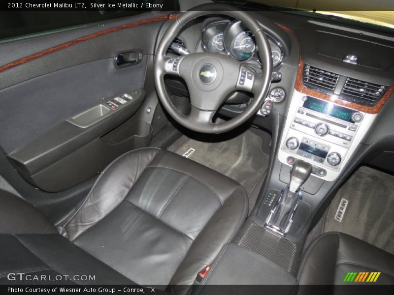 Silver Ice Metallic / Ebony 2012 Chevrolet Malibu LTZ