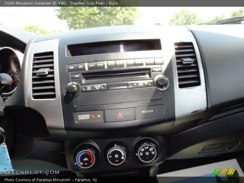 Graphite Gray Pearl / Black 2008 Mitsubishi Outlander ES 4WD