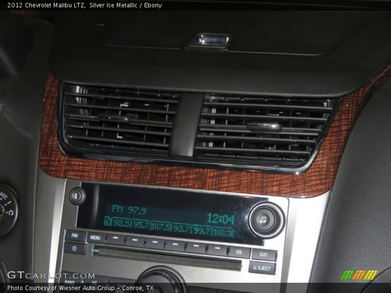 Silver Ice Metallic / Ebony 2012 Chevrolet Malibu LTZ