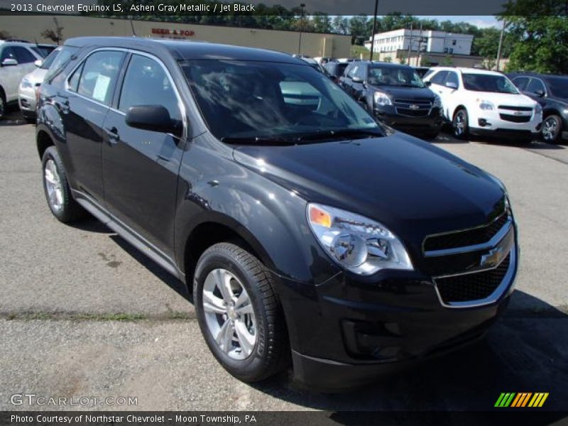 Ashen Gray Metallic / Jet Black 2013 Chevrolet Equinox LS