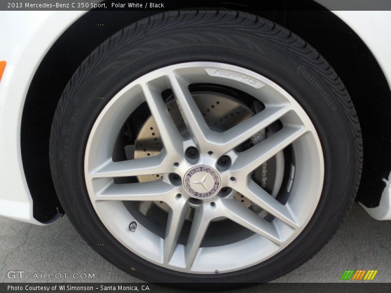 Polar White / Black 2013 Mercedes-Benz C 350 Sport