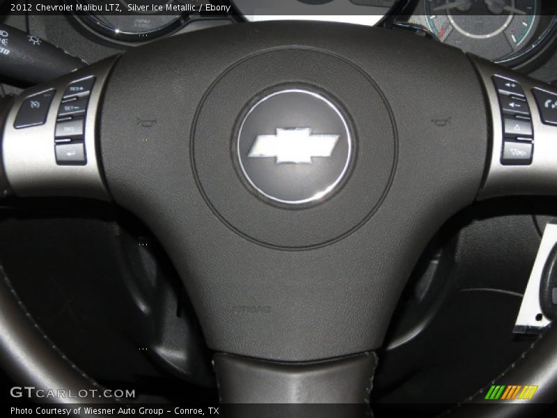 Silver Ice Metallic / Ebony 2012 Chevrolet Malibu LTZ