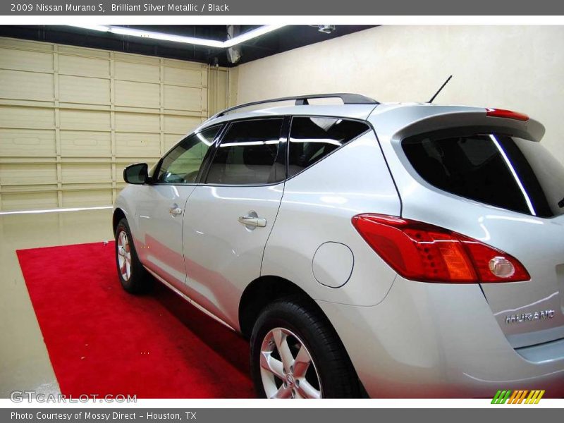 Brilliant Silver Metallic / Black 2009 Nissan Murano S