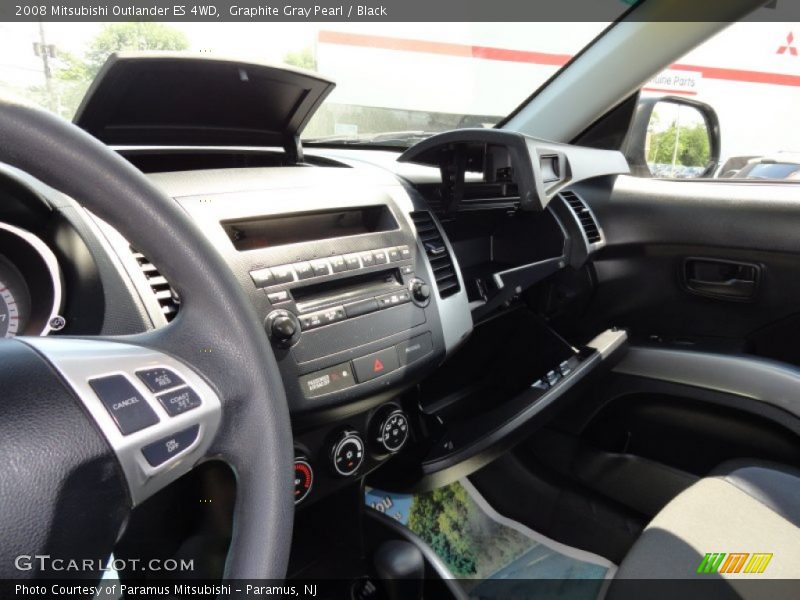 Graphite Gray Pearl / Black 2008 Mitsubishi Outlander ES 4WD