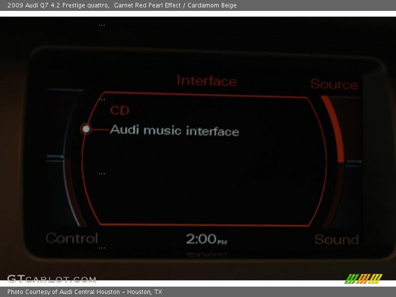 Garnet Red Pearl Effect / Cardamom Beige 2009 Audi Q7 4.2 Prestige quattro