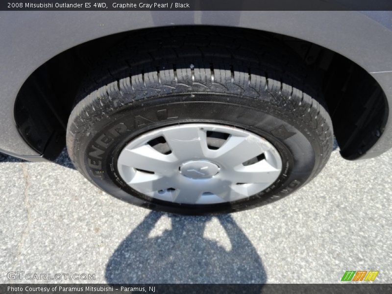 Graphite Gray Pearl / Black 2008 Mitsubishi Outlander ES 4WD