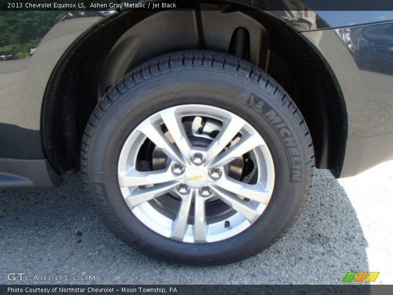 Ashen Gray Metallic / Jet Black 2013 Chevrolet Equinox LS