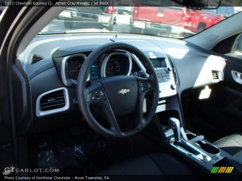 Ashen Gray Metallic / Jet Black 2013 Chevrolet Equinox LS