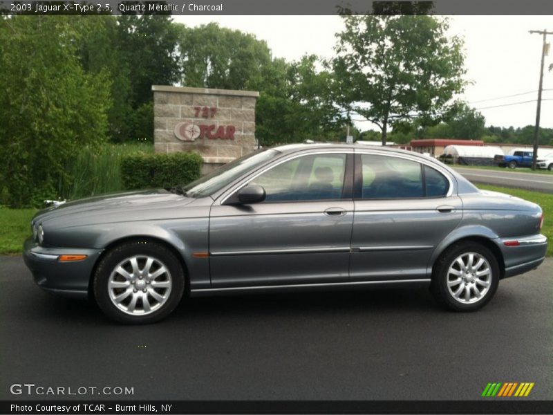 Quartz Metallic / Charcoal 2003 Jaguar X-Type 2.5