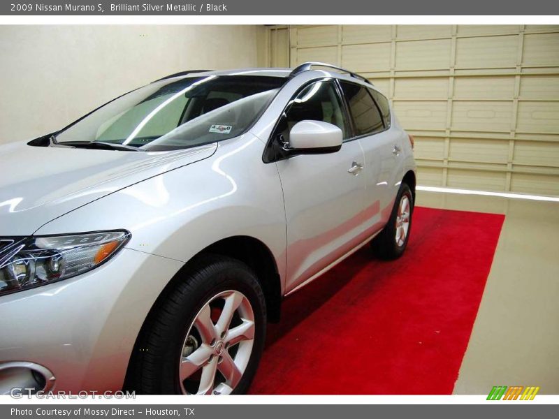Brilliant Silver Metallic / Black 2009 Nissan Murano S