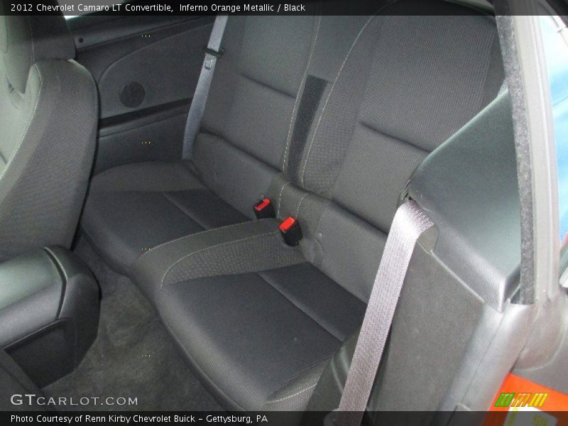 Inferno Orange Metallic / Black 2012 Chevrolet Camaro LT Convertible